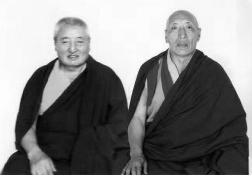 Maîtres au Tibet - Truku Ayung rinpoche et lama kalsong gyaltsen rinpoche